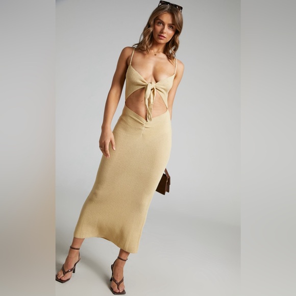 KNOTTED MAXI IN TAUPE - Picture 6 of 11